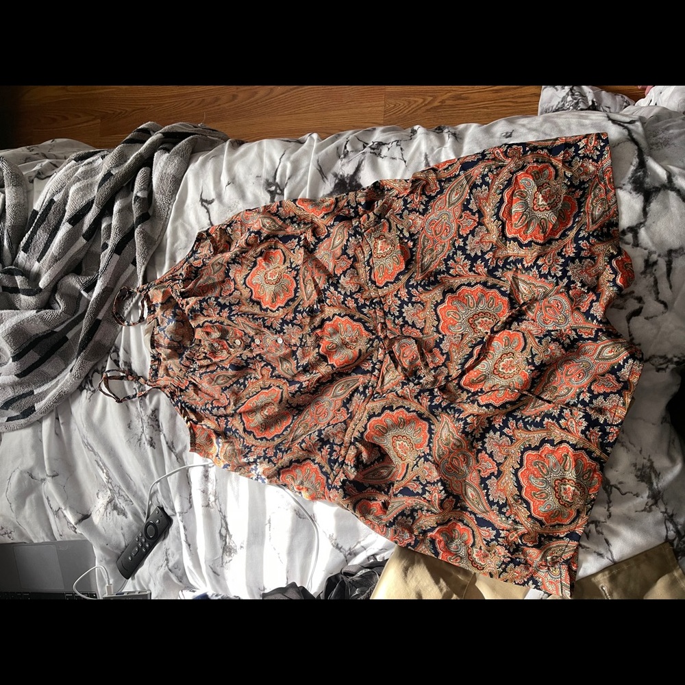 Printed Romper